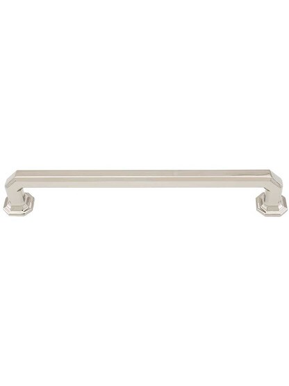 Emerald Drawer Pull - 9 inch Center-to-Center in Polished Nickel.